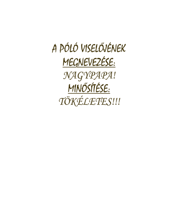  minta fehér pólón
