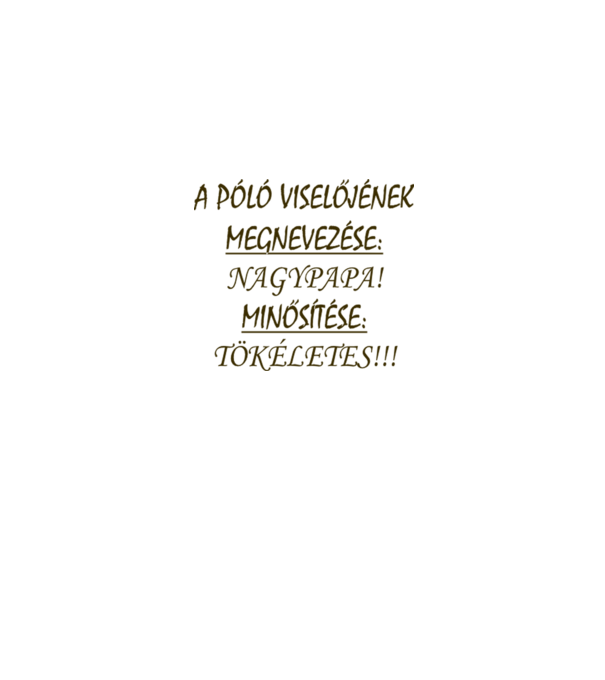  minta fehér pólón