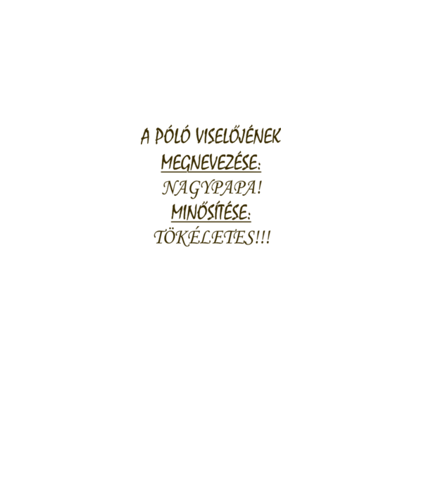  minta fehér pólón