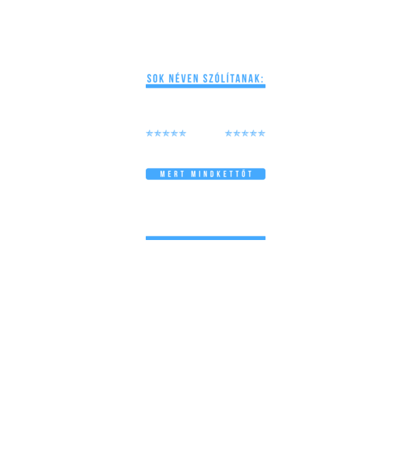  minta fekete pólón
