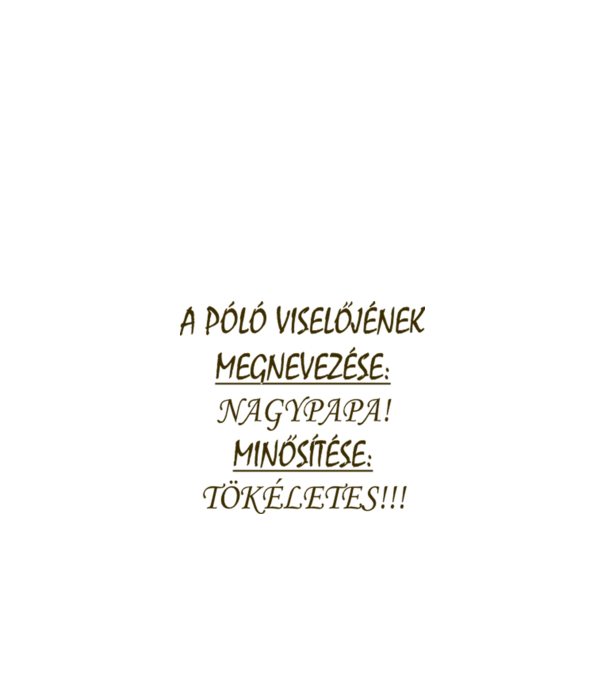  minta fehér pólón
