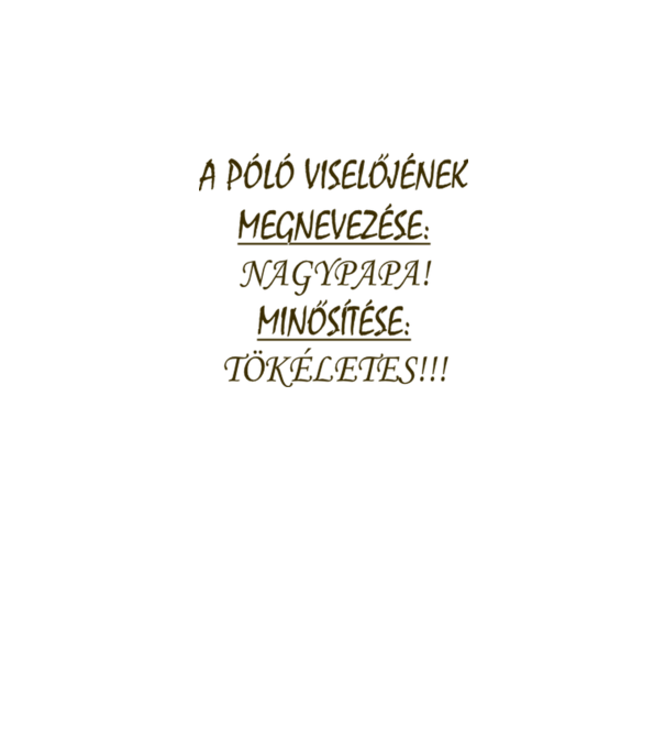  minta fehér pólón