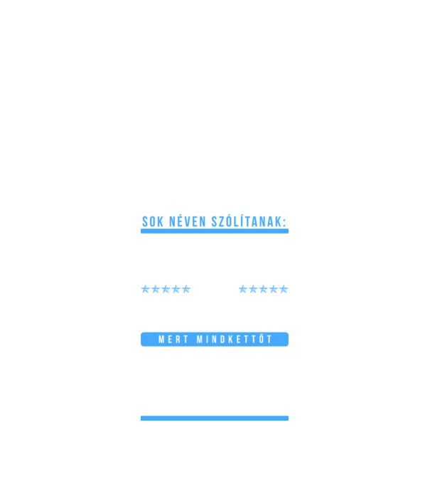  minta fekete pólón