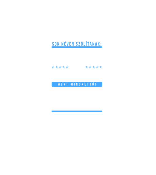 minta fekete pólón