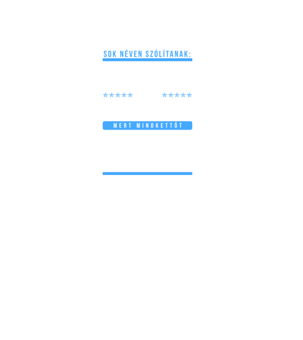  minta fekete pólón