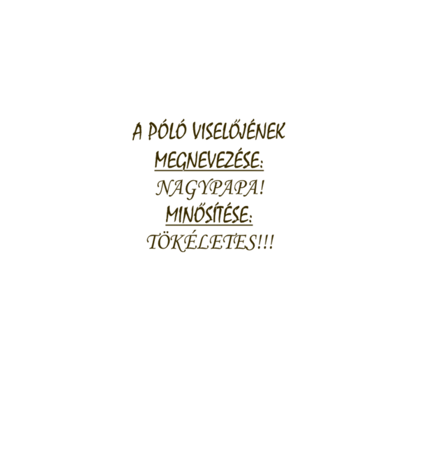  minta fehér pólón