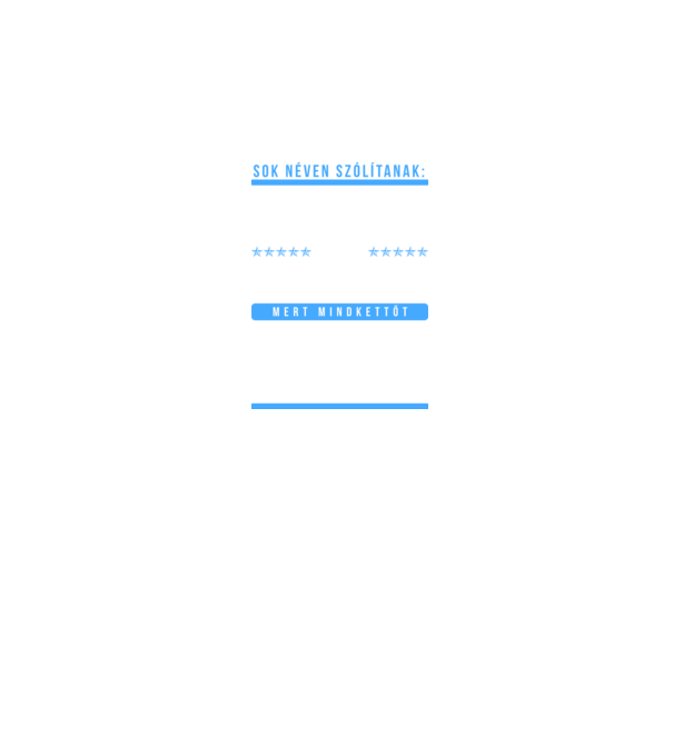  minta fekete pólón