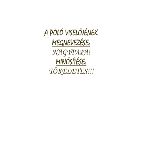  minta fehér pólón