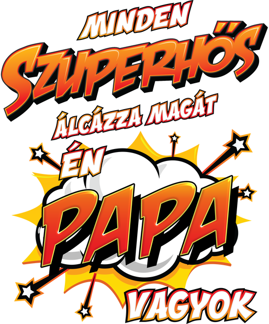szuperhős álca PAPA