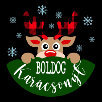 Boldog Karácsonyt rénszarvas