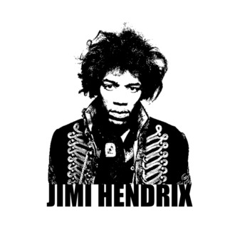 Jimi Hendrix portré