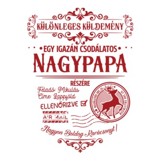 Karácsonyi küldemény PAPA