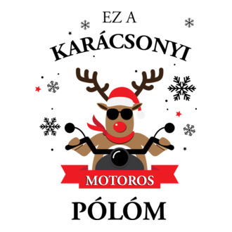 Karácsonyi motoros póló