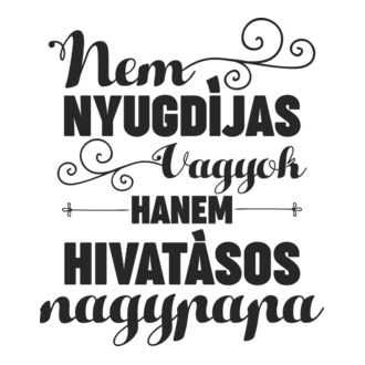 Nem nyugdíjas vagyok hanem hivatásos