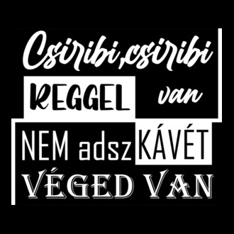 reggeli kávé fehér