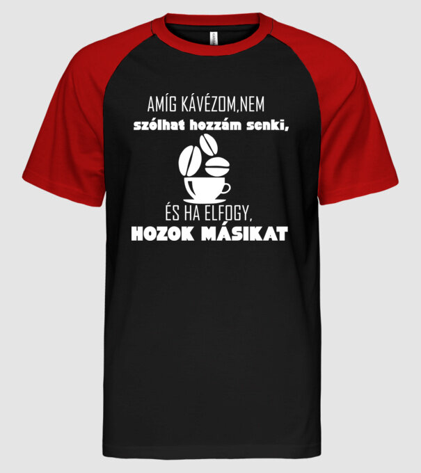  minta fekete/piros pólón