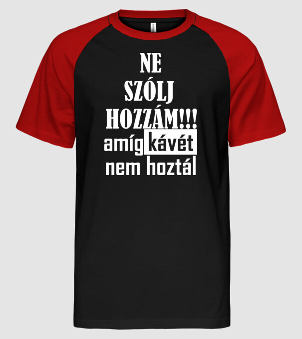  minta fekete/piros pólón