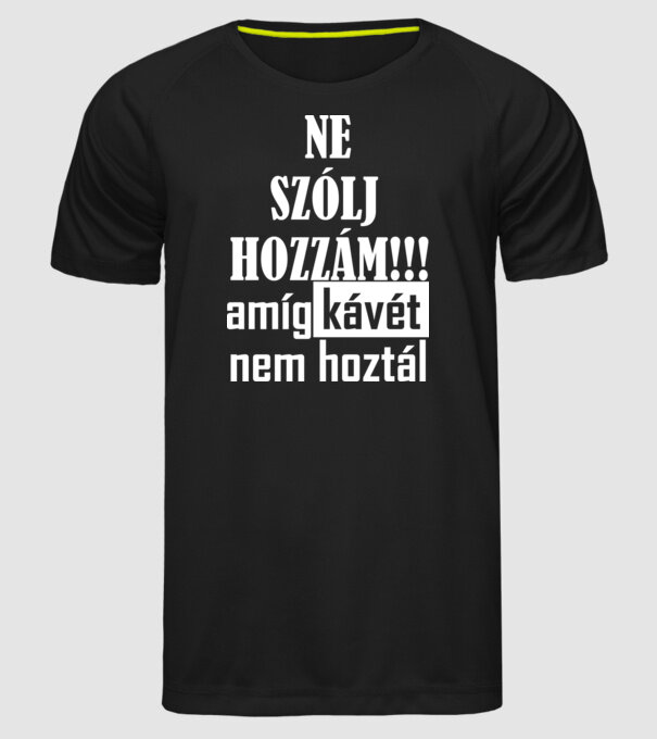  minta fekete pólón