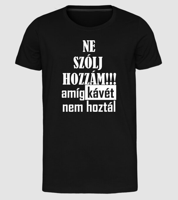  minta fekete pólón