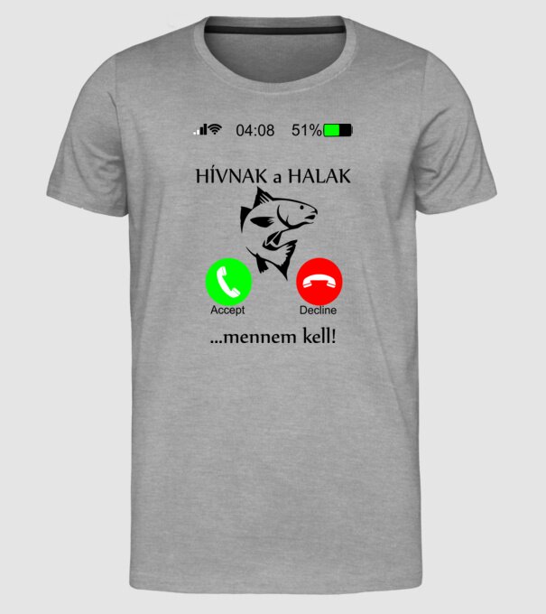  minta szürke pólón