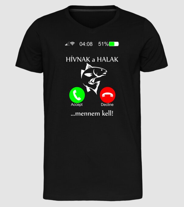  minta fekete pólón