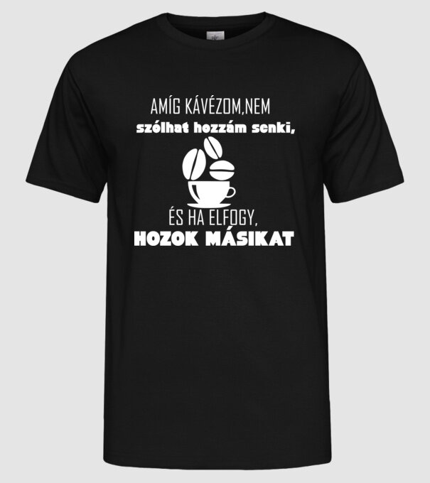  minta fekete pólón