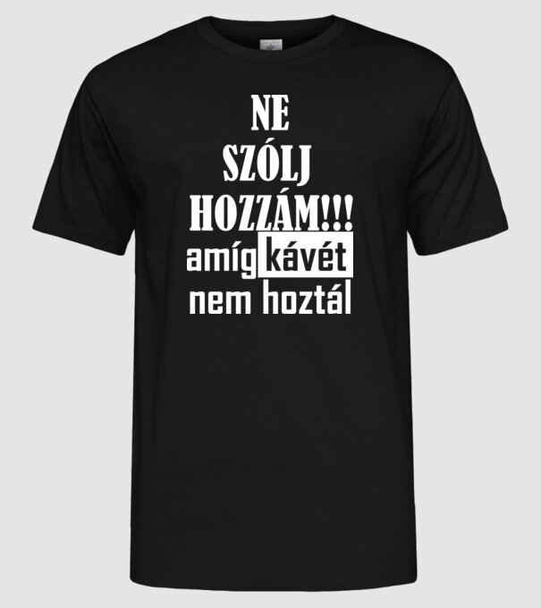  minta fekete pólón