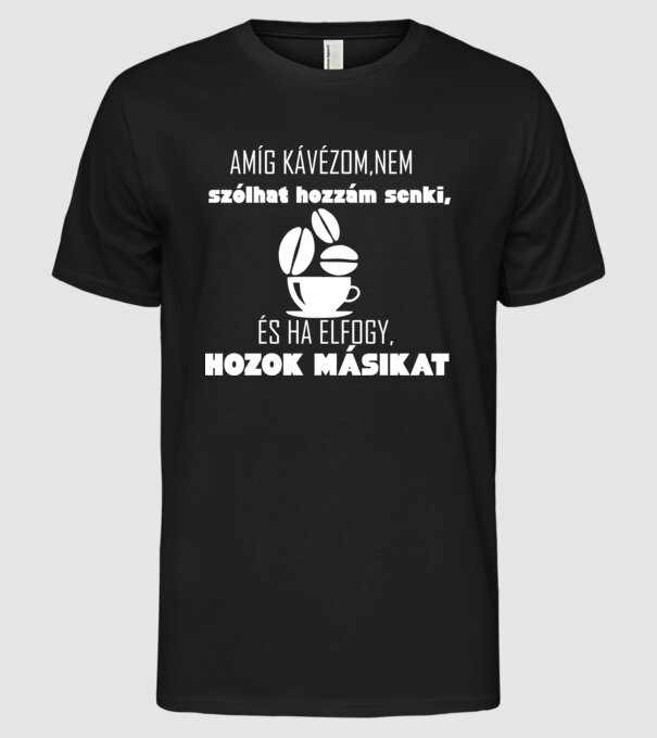  minta fekete pólón