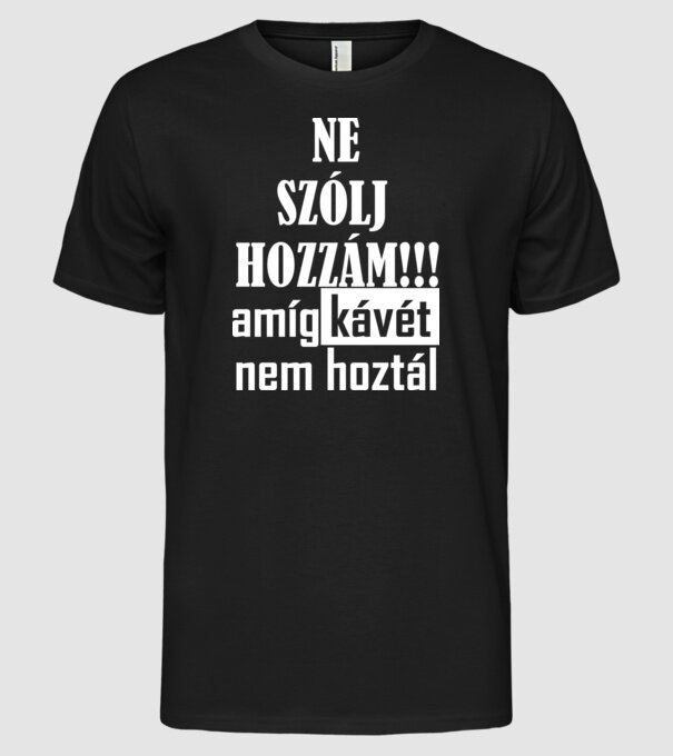  minta fekete pólón