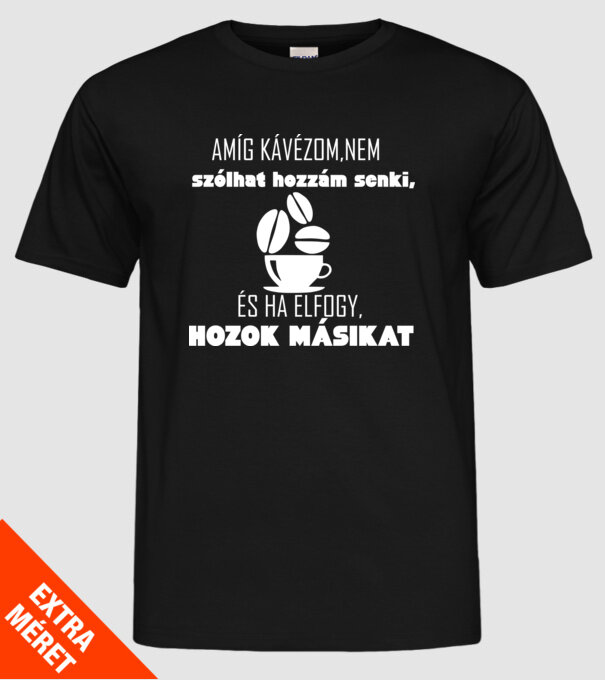  minta fekete pólón