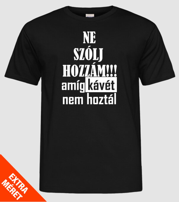  minta fekete pólón