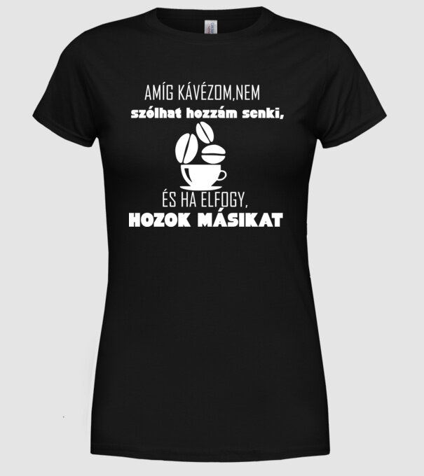  minta fekete pólón