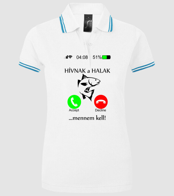  minta fehér pólón