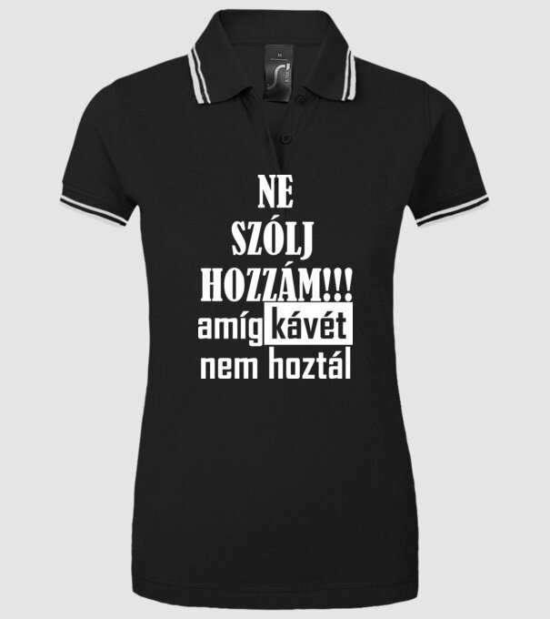  minta fekete pólón