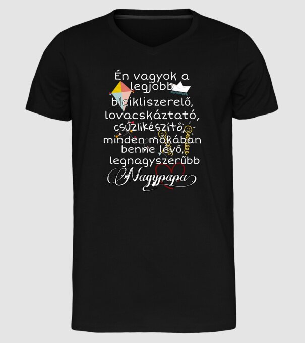  minta fekete pólón