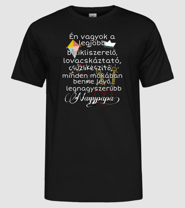  minta fekete pólón