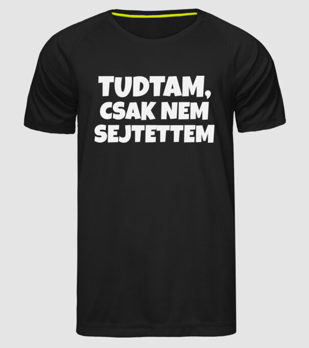  minta fekete pólón
