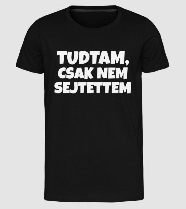  minta fekete pólón