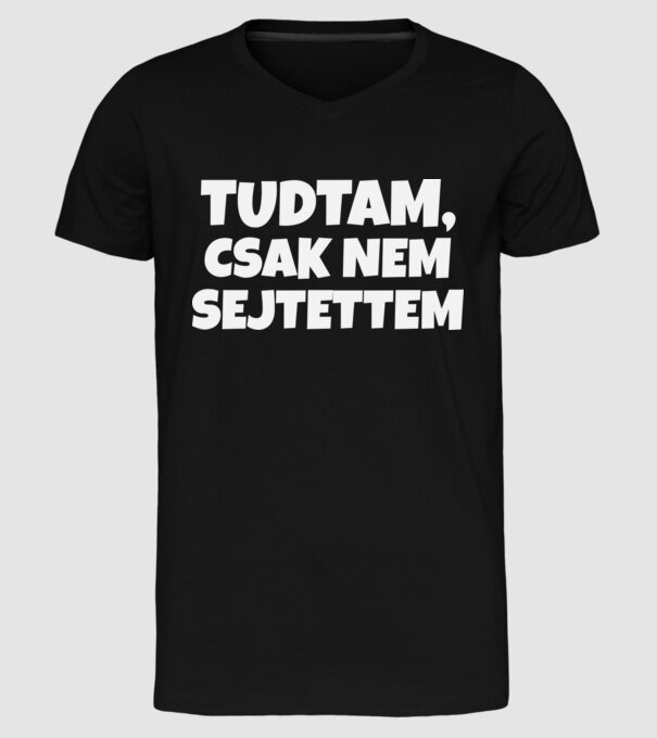  minta fekete pólón
