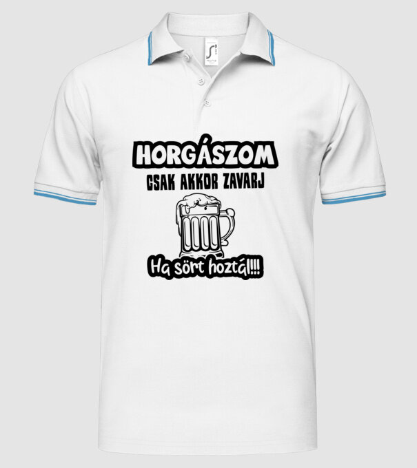  minta fehér pólón