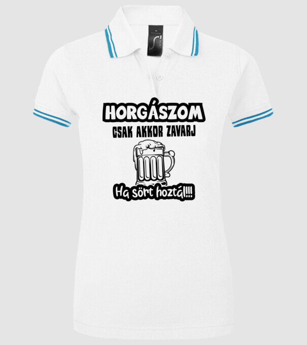  minta fehér pólón
