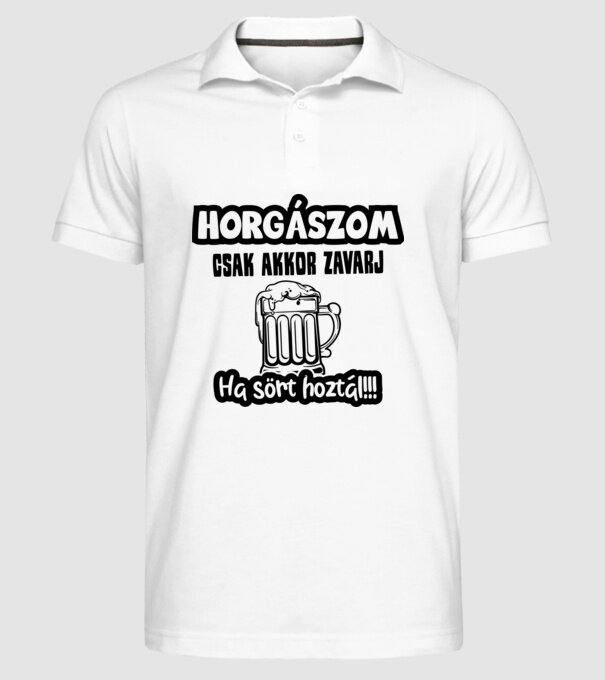  minta fehér pólón