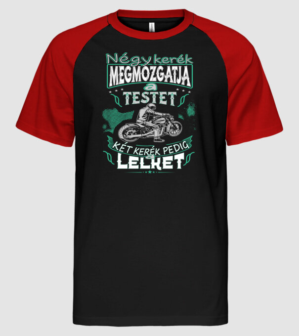  minta fekete/piros pólón