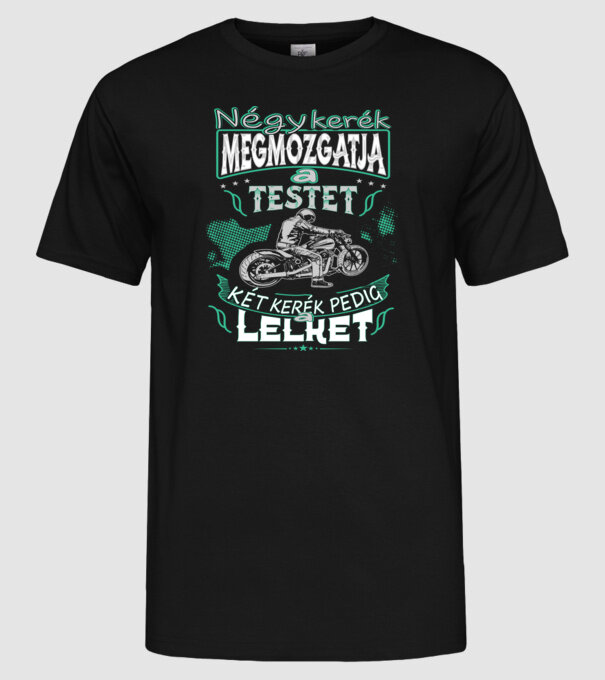  minta fekete pólón