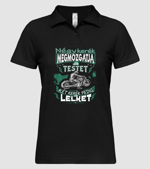  minta fekete pólón