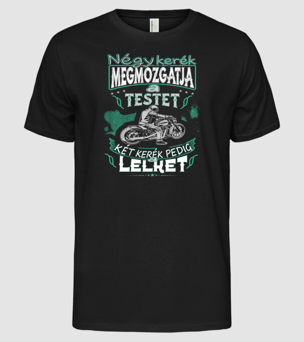  minta fekete pólón