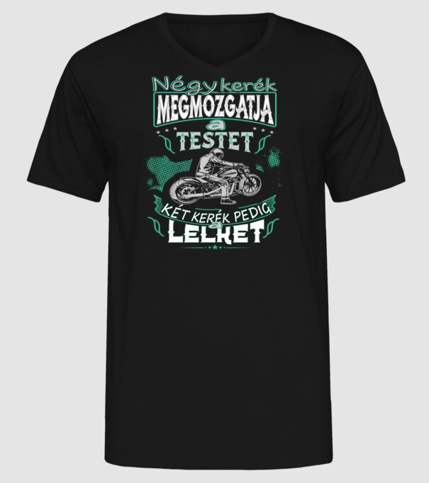  minta fekete pólón