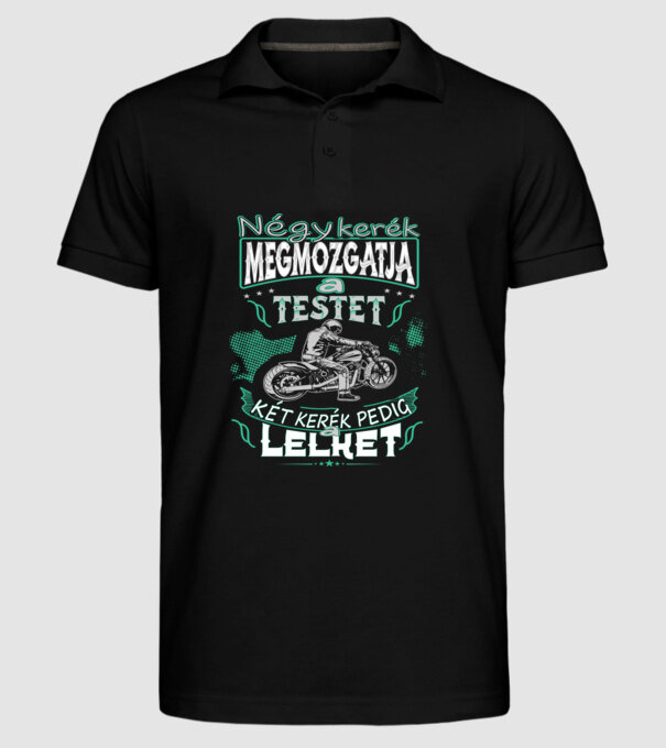  minta fekete pólón
