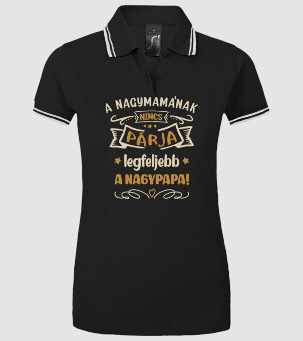  minta fekete pólón