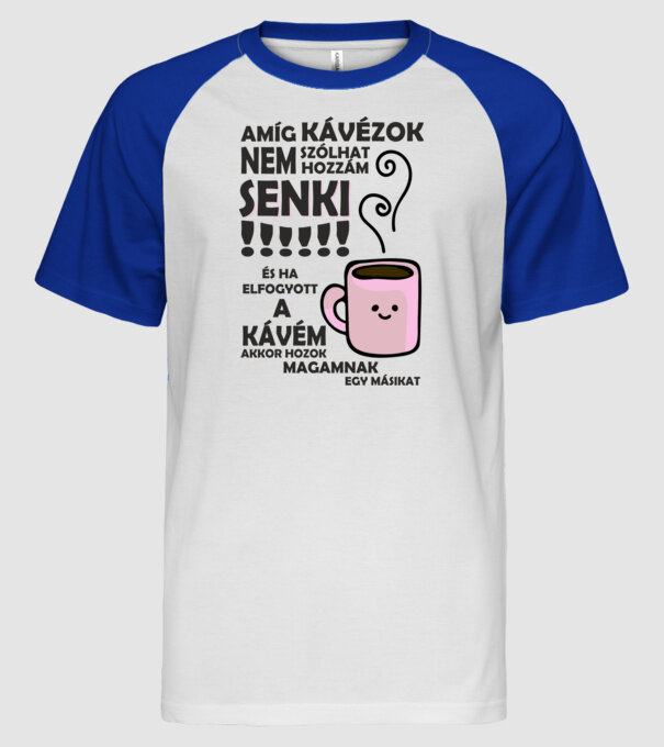  minta fehér/royal pólón